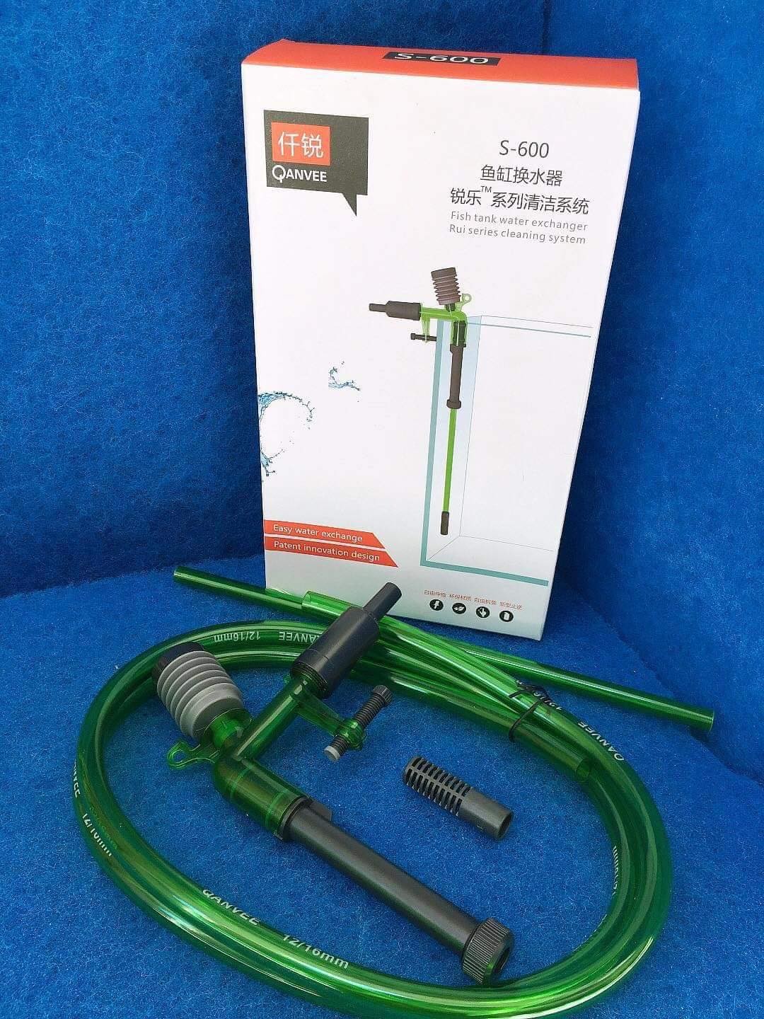 Hút đáy thay nước hồ cá cao cấp Qanvee S300 - S600
